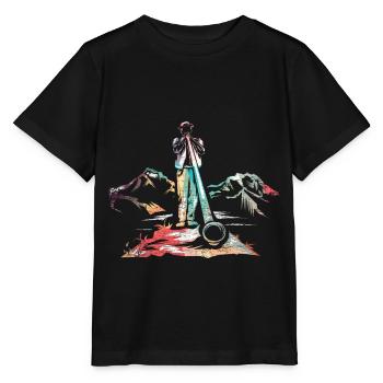 Alpes de cor des Alpes - T-shirt bio MINI CREATOR Stanley/Stella Enfant - noir - Devant - Mikhail (115cm)