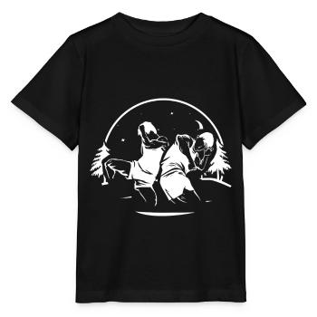 Yaw Yan - T-shirt bio MINI CREATOR Stanley/Stella Enfant - noir - Devant - Mikhail (115cm)