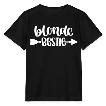 Blonde Bestie Blondes Crew - Stanley/Stella Kinder T-Shirt MINI CREATOR  - Schwarz - Vorne - Mikhail (115cm)