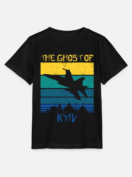 Der Geist von Kiew - Stanley/Stella Kinder T-Shirt MINI CREATOR  - Schwarz