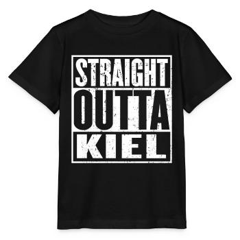 Straight Outta Kiel Vintage - T-shirt bio MINI CREATOR Stanley/Stella Enfant - noir - Devant - Mikhail (115cm)