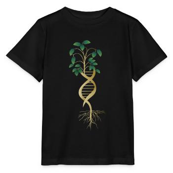 ADN Arbre Vie Terre Génétique Biologie Science - T-shirt bio MINI CREATOR Stanley/Stella Enfant - noir - Devant - Mikhail (115cm)