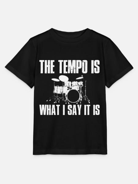 Drummer's pace - Stanley/Stella Kinder T-Shirt MINI CREATOR - Schwarz