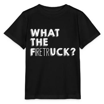 What the Fire Truck - Stanley/Stella MINI CREATOR Kids’ T-Shirt - black - Front - Mikhail (115cm)