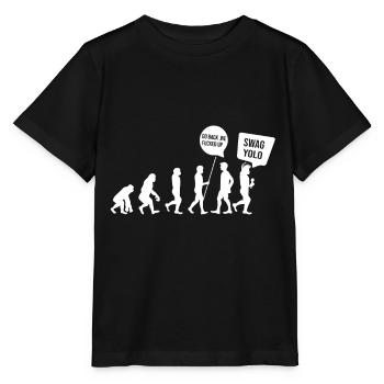 swag yolo youth youth language development go back - Stanley/Stella MINI CREATOR Kids’ T-Shirt - black - Front - Mikhail (115cm)