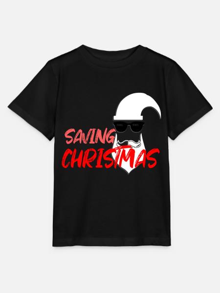 Merry Christmas design, Christmas, Save - Stanley/Stella MINI CREATOR Kids’ T-Shirt - black