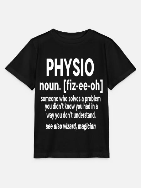 physio physiotherapie physiotherapeut knie schmerz - Stanley/Stella T-shirt MINI CREATOR til børn - sort