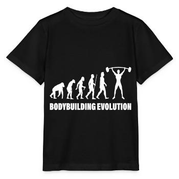 bodybuilding evolution weight training sports weights - Stanley/Stella MINI CREATOR Kids’ T-Shirt - black - Front - Mikhail (115cm)