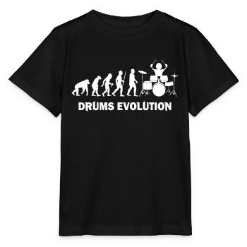 evolution etnwick on drums drummer - Stanley/Stella MINI CREATOR Kids’ T-Shirt - black - Front - Mikhail (115cm)