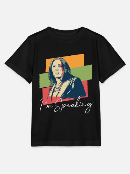 Kamala Harris I'm Speaking - Stanley/Stella Kinder T-Shirt MINI CREATOR  - Schwarz