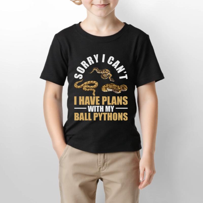 Plans With My King Python Snake Boa Stanley/Stella MINI CREATOR Kids’ T-Shirt