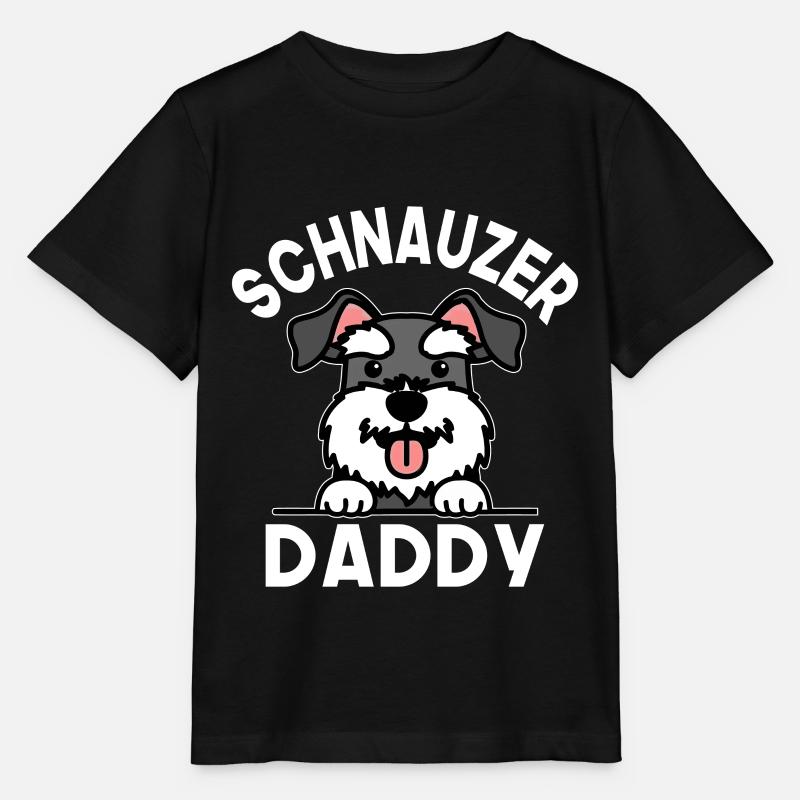 Schnauzer Daddy - Stanley/Stella Kinder T-Shirt MINI CREATOR  - Schwarz