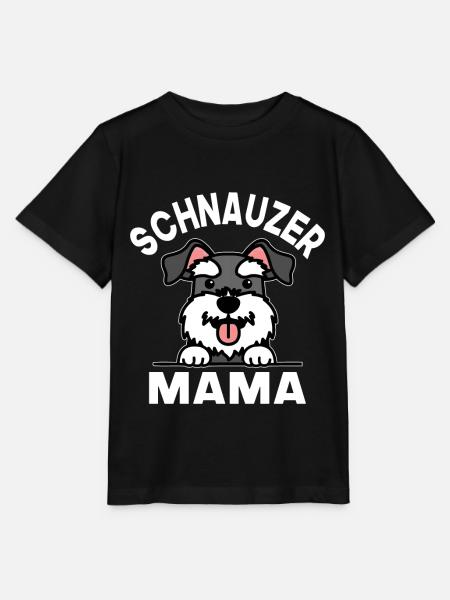 Schnauzer Mama - Stanley/Stella Kinder T-Shirt MINI CREATOR  - Schwarz