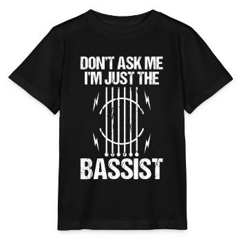 Musicians Music Guitarist Music Bassist Bassist - Stanley/Stella MINI CREATOR Kids’ T-Shirt - black - Front - Mikhail (115cm)
