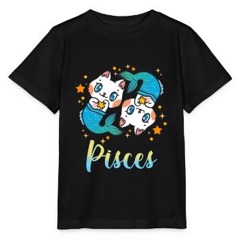 Wake Pray Slay Pisces - Stanley/Stella MINI CREATOR Kids’ T-Shirt - black - Front - Mikhail (115cm)