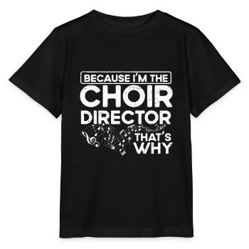 Je suis le chef de chœur - Theatermusikerchor - T-shirt bio MINI CREATOR Stanley/Stella Enfant - noir - Devant - Mikhail (115cm)