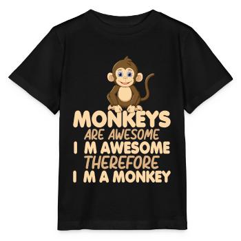 Flying Monkeys - Stanley/Stella MINI CREATOR Kids’ T-Shirt - black - Front - Mikhail (115cm)