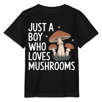 Champignons Champignons Champignon Champignon - T-shirt bio MINI CREATOR Stanley/Stella Enfant - noir - Devant - Mikhail (115cm)