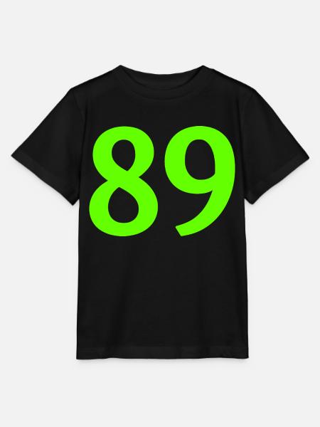 numéro 89 - T-shirt bio MINI CREATOR Stanley/Stella Enfant - noir