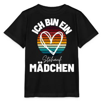Sprücheshirts Motivationssprüche Motivationsspruch - Stanley/Stella Kinder T-Shirt MINI CREATOR  - Schwarz - Vorne - Mikhail (115cm)