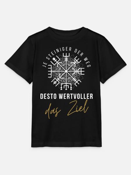 Wegweiser RUNEN VEGVISIR - Stanley/Stella Kinder T-Shirt MINI CREATOR  - Schwarz