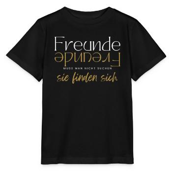 Beste Freunde FREUND Kumpel Kumpels - Stanley/Stella Kinder T-Shirt MINI CREATOR  - Schwarz - Vorne - Mikhail (115cm)