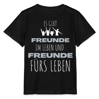 Beste Freunde FREUND Kumpel Kumpels - Stanley/Stella Kinder T-Shirt MINI CREATOR  - Schwarz - Vorne - Mikhail (115cm)