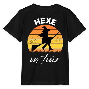 HEXE on tour HEXEN hexen - Stanley/Stella Kinder T-Shirt MINI CREATOR  - Schwarz - Vorne - Mikhail (115cm)