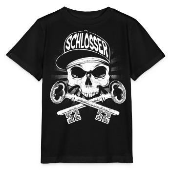 Serrurier - T-shirt bio MINI CREATOR Stanley/Stella Enfant - noir - Devant - Mikhail (115cm)