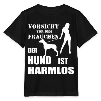 Chien - T-shirt bio MINI CREATOR Stanley/Stella Enfant - noir - Devant - Mikhail (115cm)