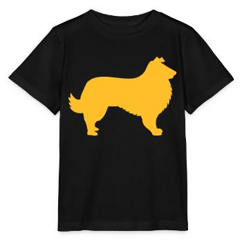 Border Collie - Stanley/Stella MINI CREATOR Kids’ T-Shirt - black - Front - Mikhail (115cm)