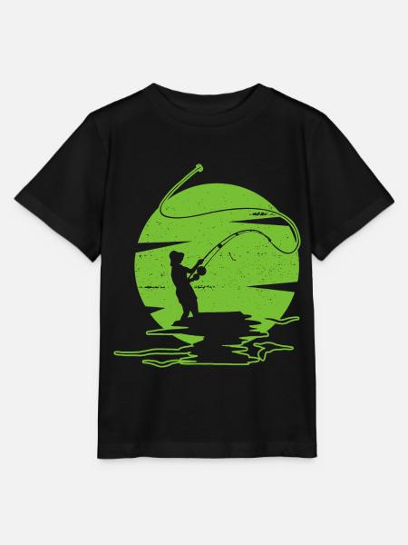 Fliegenfischen - Stanley/Stella Kinder T-Shirt MINI CREATOR  - Schwarz