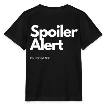 Spoiler Alert Conception enceinte - T-shirt bio MINI CREATOR Stanley/Stella Enfant - noir - Devant - Mikhail (115cm)