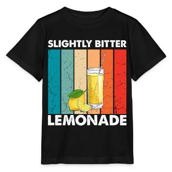 Limonade Limonade Limonade Limonade Stand Design - T-shirt bio MINI CREATOR Stanley/Stella Enfant - noir - Devant - Mikhail (115cm)