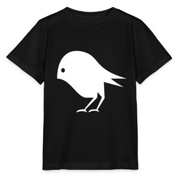 Image d’oiseau - T-shirt bio MINI CREATOR Stanley/Stella Enfant - noir - Devant - Mikhail (115cm)
