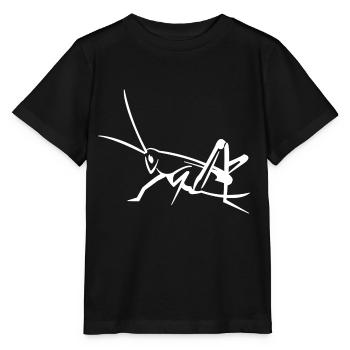 Heuschrecke - Stanley/Stella Kinder T-Shirt MINI CREATOR  - Schwarz - Vorne - Mikhail (115cm)