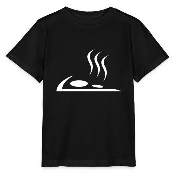 Pizza Pizza - T-shirt bio MINI CREATOR Stanley/Stella Enfant - noir - Devant - Mikhail (115cm)