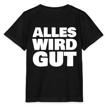 Alles wird gut - Stanley/Stella Kinder T-Shirt MINI CREATOR  - Schwarz - Vorne - Mikhail (115cm)