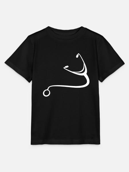 Stethoskop - Stanley/Stella Kinder T-Shirt MINI CREATOR  - Schwarz