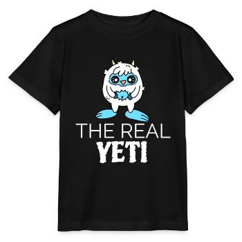 YETI - Stanley/Stella Kinder T-Shirt MINI CREATOR  - Schwarz - Vorne - Mikhail (115cm)
