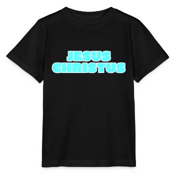 Jésus-Christ - T-shirt bio MINI CREATOR Stanley/Stella Enfant - noir - Devant - Mikhail (115cm)