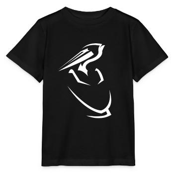 Conception de pélican - T-shirt bio MINI CREATOR Stanley/Stella Enfant - noir - Devant - Mikhail (115cm)