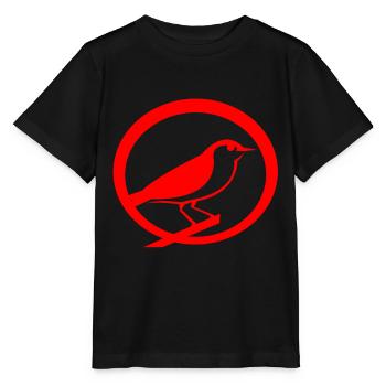 oiseau - T-shirt bio MINI CREATOR Stanley/Stella Enfant - noir - Devant - Mikhail (115cm)