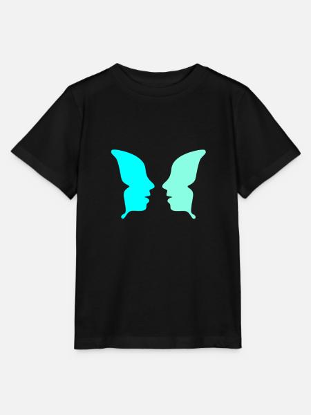 Optische Täuschung - Stanley/Stella Kinder T-Shirt MINI CREATOR - Schwarz