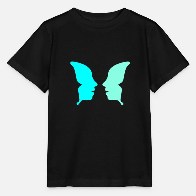 Optische Täuschung - Stanley/Stella Kinder T-Shirt MINI CREATOR  - Schwarz
