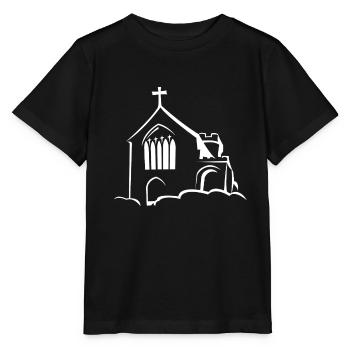 Kirche auf Wolken - Stanley/Stella Kinder T-Shirt MINI CREATOR  - Schwarz - Vorne - Mikhail (115cm)