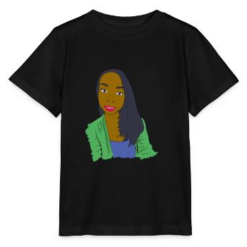 Pretty girl - Stanley/Stella MINI CREATOR Kids’ T-Shirt - black - Front - Mikhail (115cm)
