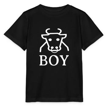 Cowboy - T-shirt bio MINI CREATOR Stanley/Stella Enfant - noir - Devant - Mikhail (115cm)