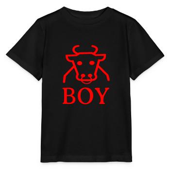 Cowboy - T-shirt bio MINI CREATOR Stanley/Stella Enfant - noir - Devant - Mikhail (115cm)