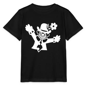 CLOWN - T-shirt bio MINI CREATOR Stanley/Stella Enfant - noir - Devant - Mikhail (115cm)